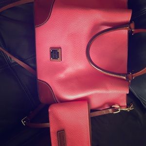 Dooney & Bourke Pebble Leather Brenna Satchel